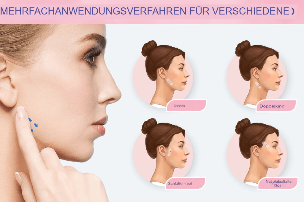 Unsichtbares Lifting-Tape für das Gesicht – V-Form Anti-Falten