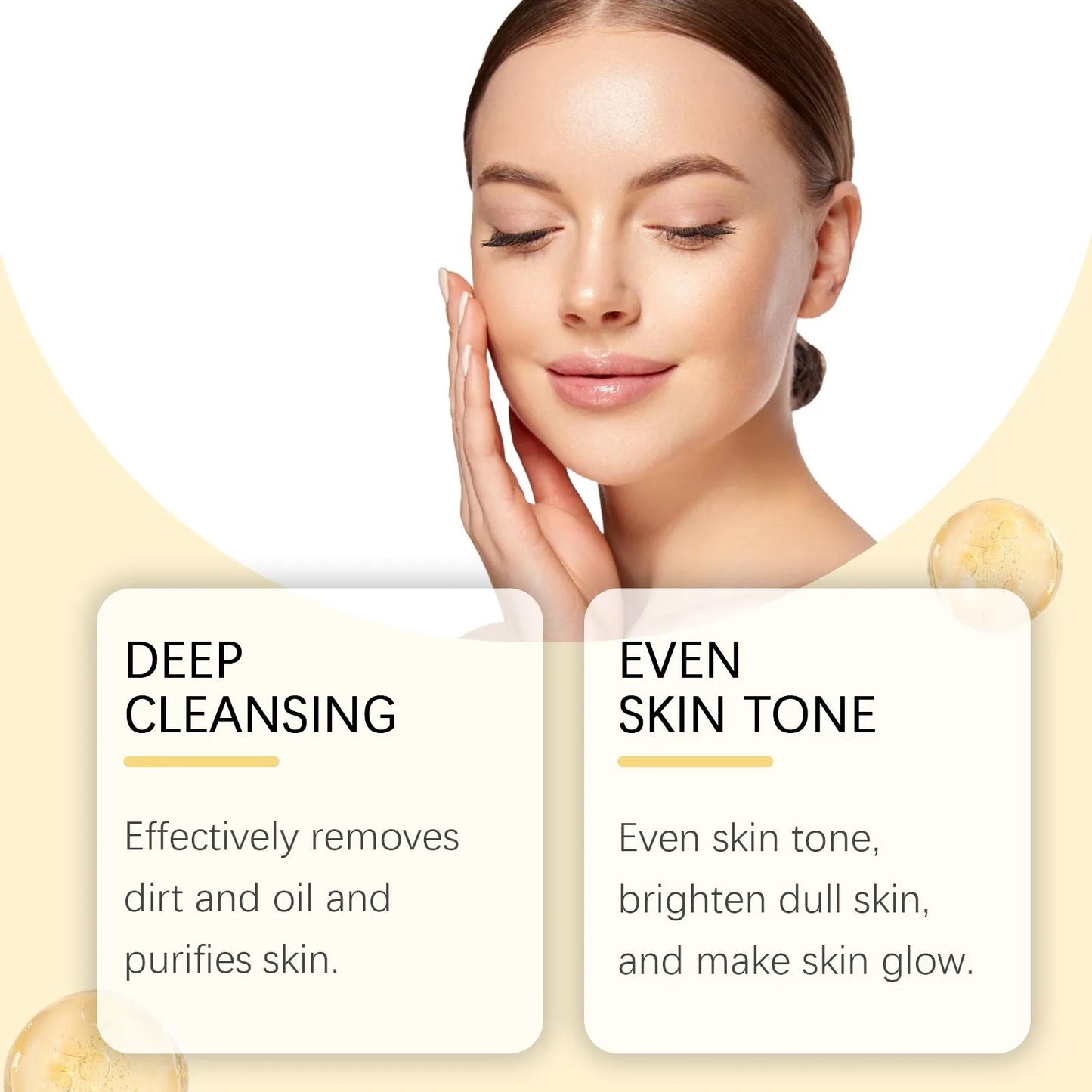 Vitamin C Peeling-Gesichtsmaske Kurkuma Peeling-Gesichtsmaske Verbessern Sie die Poren Tiefenreinigung Gesichtsmaske Gesichtsmaske auftragen