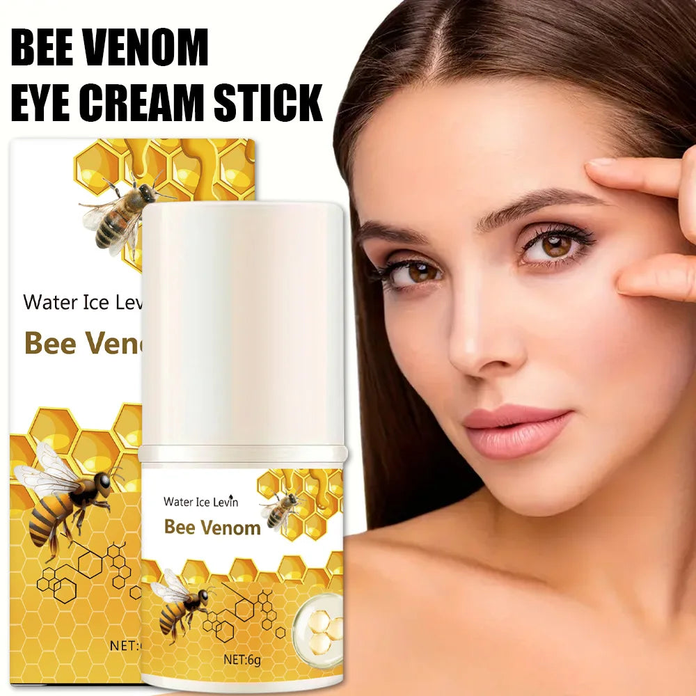 Bienengift Augencreme Stick Augenringe Entfernen Sie Tränensäcke unter den Augen Hyaluronsäure Feuchtigkeitsserum gegen Schwellungen Augenpflege