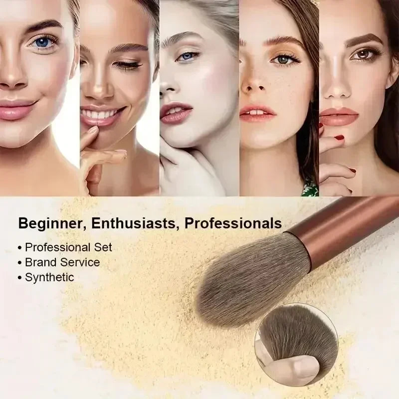 Make-up-Pinsel-Set, weich, flauschig, professionell, für Kosmetik, Foundation, Puder, Lidschatten, Kabuki, Blending, Make-up-Pinsel, Beauty-Tool, Make-up