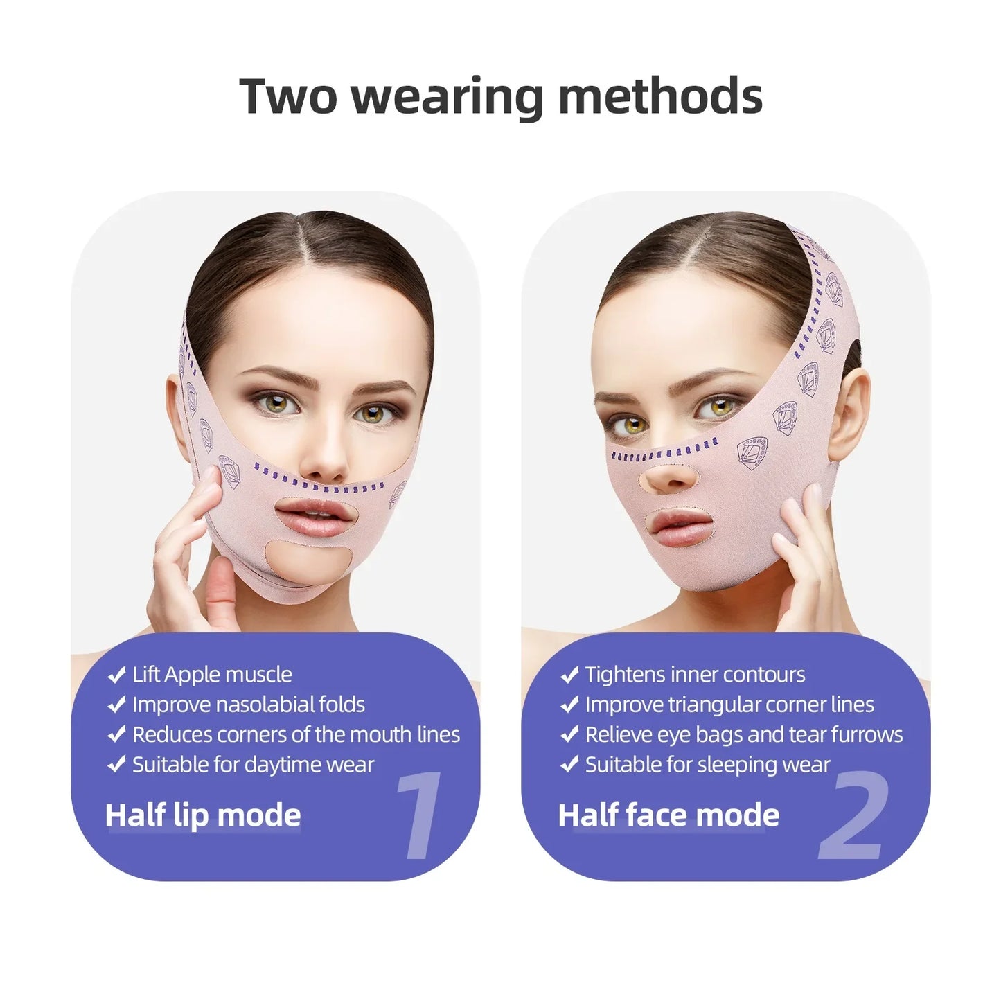 Gesicht Abnehmen Verband Frauen Face Lifting V Linie Shaper Kinn Wange Lift Up Gürtel Anti Falten Strap Gesichts Schönheit Hautpflege Werkzeuge