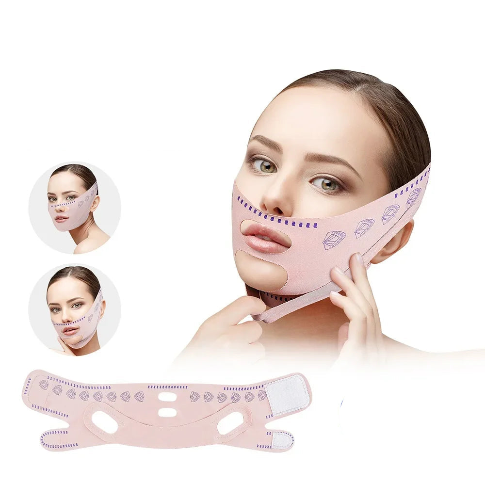 Gesicht Abnehmen Verband Frauen Face Lifting V Linie Shaper Kinn Wange Lift Up Gürtel Anti Falten Strap Gesichts Schönheit Hautpflege Werkzeuge